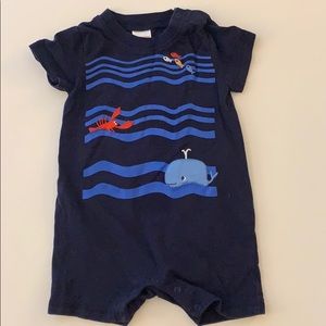 Boys fishing jumpsuit with pocket